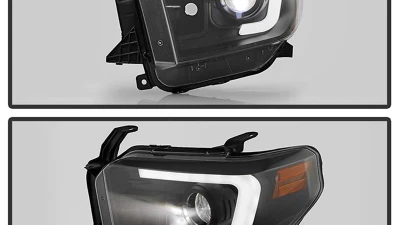 Spyder Auto Apex Projector Headlights Black for 2014-2018 Toyota Tundra                                     - PRO-YD-TTU14AP-BK - Image 10