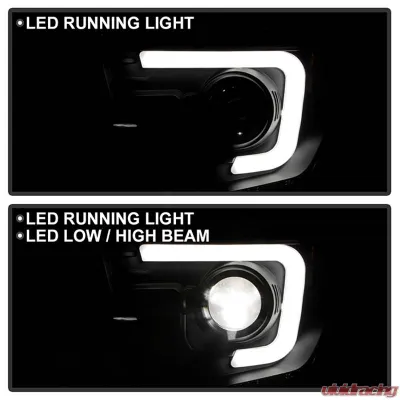 Spyder Auto Apex Projector Headlights Black for 2014-2018 Toyota Tundra - PRO-YD-TTU14AP-BK
