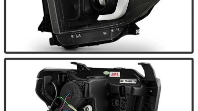 Spyder Auto Apex Projector Headlights Black for 2014-2018 Toyota Tundra                                     - PRO-YD-TTU14AP-BK - Image 2