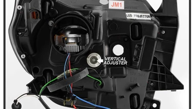 Spyder Auto Apex Projector Headlights Black for 2014-2018 Toyota Tundra                                     - PRO-YD-TTU14AP-BK - Image 7