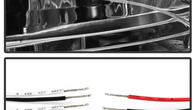 Spyder Auto Black DRL LED Halo Projector Headlights for 2007-2011 Toyota Yaris 4-Door                                     - PRO-YD-TYA074D-DRL-BK - Image 5