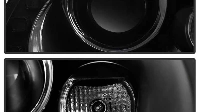 Spyder Auto Black DRL LED Projector Headlights for 2006-2010 Volkswagen Beetle                                     - PRO-YD-VB06-DRL-BK - Image 3