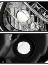 Spyder Auto Halogen DRL LED Black Projector Headlights for Volkswagen GTI Jetta Rabbit 2006-2009                                     - PRO-YD-VG06-DRL-BK - Image 6