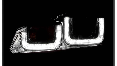 Spyder Auto Black Dual U DRL Version 3 Projector Headlights for 2010-2013 Volkswagen GTI MK6                                     - PRO-YD-VG10V3R-DRL-BK - Image 11