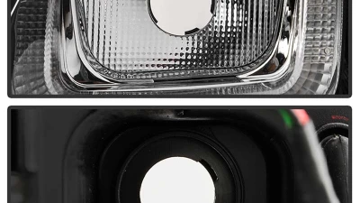 Spyder Auto Black Dual U DRL Version 3 Projector Headlights for 2010-2013 Volkswagen GTI MK6                                     - PRO-YD-VG10V3R-DRL-BK - Image 4