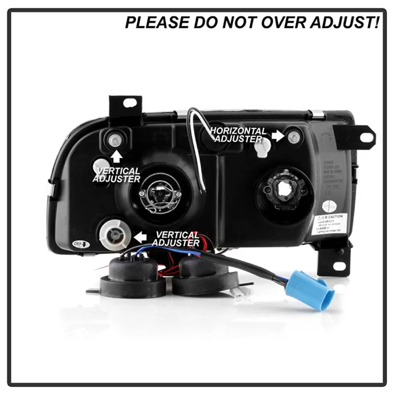 Spyder Auto Pro-YD-VJ93-HL-BK Black LED Halo Projector