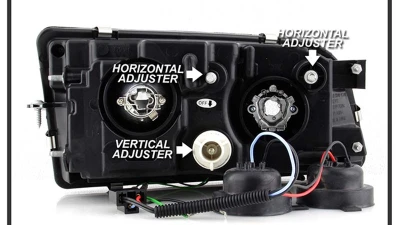 Spyder Auto DRL LED Black Projector Headlights for Volvo S40 2000-2003                                     - PRO-YD-VOS4097-DRL-BK - Image 6