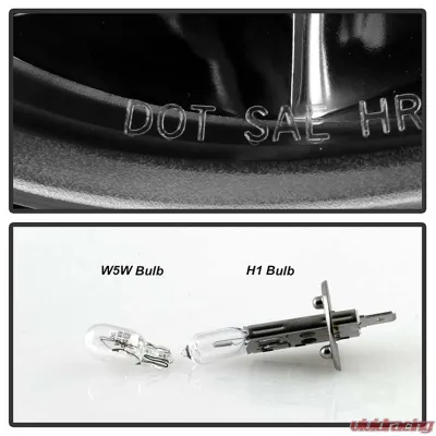 Spyder Auto DRL LED Black Projector Headlights for Volkswagen Passat B6 1996-2008 - PRO-YD-VP06-DRL-BK