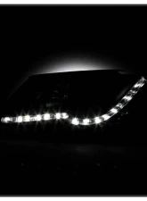 Spyder Auto DRL LED Black Projector Headlights for Volkswagen Passat B6 1996-2008                                     - PRO-YD-VP06-DRL-BK - Image 7