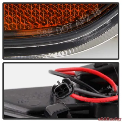 Spyder Auto LED Side Marker Lights Black for 2019-2020 Jeep Wrangler SML-YD-JW19-LED-BK - SML-YD-JW19-LED-BK