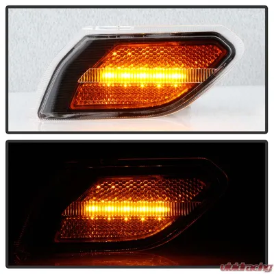 Spyder Auto LED Side Marker Lights Black for 2019-2020 Jeep Wrangler SML-YD-JW19-LED-BK - SML-YD-JW19-LED-BK