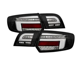 Spyder Auto Black Full LED Tail Lights for Audi A3 2003-2008, ALT-YD-AA303-LED-BK