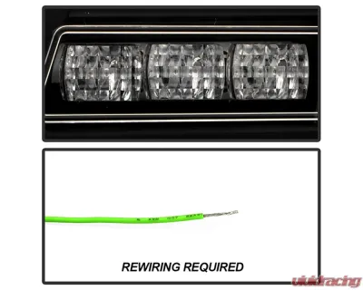 Spyder Auto Black Full LED Tail Lights for Audi A3 2003-2008, ALT-YD-AA303-LED-BK - ALT-YD-AA303-LED-BK