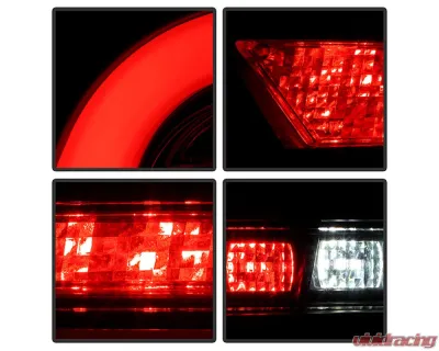 Spyder Auto Black Full LED Tail Lights for Audi A3 2003-2008, ALT-YD-AA303-LED-BK - ALT-YD-AA303-LED-BK