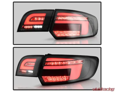 Spyder Auto Black Full LED Tail Lights for Audi A3 2003-2008, ALT-YD-AA303-LED-BK - ALT-YD-AA303-LED-BK