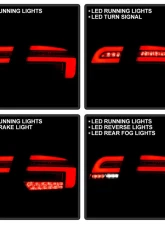 Spyder Auto Black Full LED Tail Lights for Audi A3 2009-2013, ALT-YD-AA309-LED-BK                                     - ALT-YD-AA309-LED-BK - Image 11