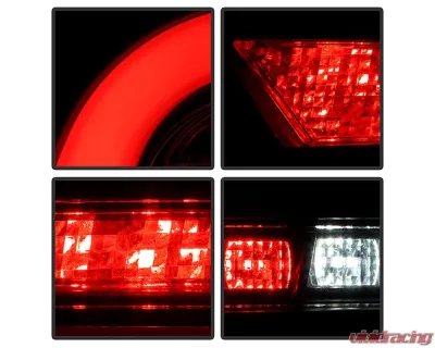 Spyder Auto Black Full LED Tail Lights for Audi A3 2009-2013, ALT-YD-AA309-LED-BK - ALT-YD-AA309-LED-BK
