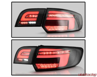 Spyder Auto Black Full LED Tail Lights for Audi A3 2009-2013, ALT-YD-AA309-LED-BK - ALT-YD-AA309-LED-BK