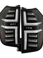 Spyder Auto Black LED Tail Lights for Chevrolet Tahoe | Suburban 2021-2023 Halogen Model                                     - ALT-YD-CSUB21HAL-GR-BK - Image 9