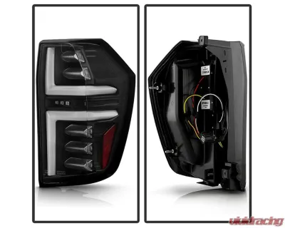 Spyder Auto Black LED Tail Lights for Chevrolet Tahoe | Suburban 2021-2023 Halogen Model - ALT-YD-CSUB21HAL-GR-BK
