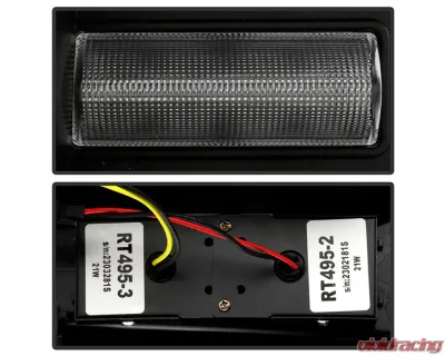 Spyder Auto Black LED Tail Lights for Chevrolet Tahoe | Suburban 2021-2023 Halogen Model - ALT-YD-CSUB21HAL-GR-BK