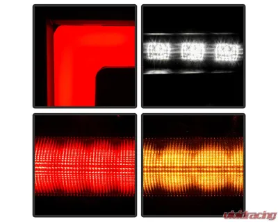Spyder Auto Black LED Tail Lights for Chevrolet Tahoe | Suburban 2021-2023 Halogen Model - ALT-YD-CSUB21HAL-GR-BK