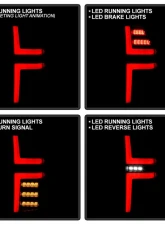 Spyder Auto Black LED Tail Lights for Chevrolet Tahoe | Suburban 2021-2023 Halogen Model                                     - ALT-YD-CSUB21HAL-GR-BK - Image 9