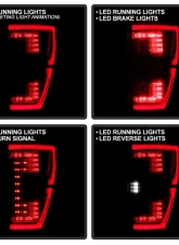 Spyder Auto Black Full LED Tail Lights for Ford F150 2021-2023 (Halogen Model, Blind Spot Sensor)                                     - ALT-YD-FF15021HALBS-BK - Image 11