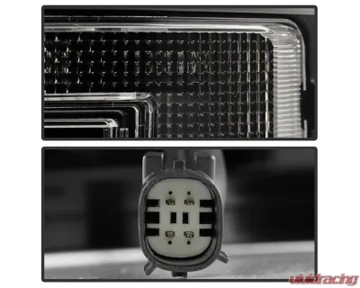 Spyder Auto Black Full LED Tail Lights for Ford F150 2021-2023 (Halogen Model, Blind Spot Sensor) - ALT-YD-FF15021HALBS-BK