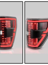 Spyder Auto Black Full LED Tail Lights for Ford F150 2021-2023 (Halogen Model, Blind Spot Sensor)                                     - ALT-YD-FF15021HALBS-BK - Image 10