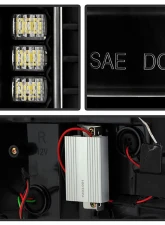 Spyder Auto Black LED Tail Lights for 2020-2021 Ford F250 Super Duty (Halogen Model Only)                                     - ALT-YD-FS20HAL-LED-BK - Image 5