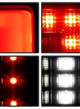 Spyder Auto Black LED Tail Lights for 2020-2021 Ford F250 Super Duty (Halogen Model Only)                                     - ALT-YD-FS20HAL-LED-BK - Image 8