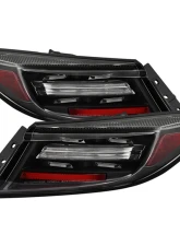 Spyder Auto Black Full LED Tail Light Sequential Turn Signal for 2022-2024 Toyota GR-86 Subaru BRZ 2DR                                     - ALT-YD-TGR8622-SEQGR-BK - Image 9