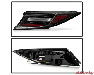 Spyder Auto Black Full LED Tail Light Sequential Turn Signal for 2022-2024 Toyota GR-86 Subaru BRZ 2DR - ALT-YD-TGR8622-SEQGR-BK