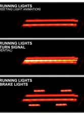 Spyder Auto Black Full LED Tail Light Sequential Turn Signal for 2022-2024 Toyota GR-86 Subaru BRZ 2DR                                     - ALT-YD-TGR8622-SEQGR-BK - Image 9