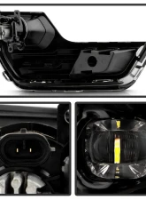 Spyder Auto LED Fog Lights for GMC Terrain 2022-2024, FL-GTE22-LED-C, Clear Lens                                     - FL-GTE22-LED-C - Image 4