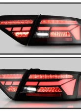 Spyder Auto Black Sequential LED Turn Signal Tail Lights with Greeting Light Audi A5 S5 RS5 2013-2017                                     - ALT-YD-AA513LED-SEQGR-BK - Image 4
