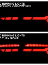 Spyder Auto Black Sequential LED Turn Signal Tail Lights with Greeting Light Audi A5 S5 RS5 2013-2017                                     - ALT-YD-AA513LED-SEQGR-BK - Image 5