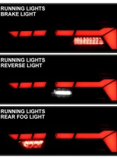 Spyder Auto Black Sequential LED Turn Signal Tail Lights with Greeting Light Audi A5 S5 RS5 2013-2017                                     - ALT-YD-AA513LED-SEQGR-BK - Image 6