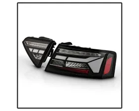 Spyder Auto Black Sequential LED Turn Signal Tail Lights with Greeting Light Audi A5 S5 RS5 2013-2017