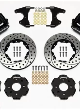Wilwood Combination Parking Brake Caliper Rear Brake Kit, Drilled and Slotted Rotor - Black Honda Civic | Acura Integra                                     - 140-10209-D - Image 3