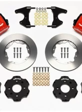 Wilwood Combination Parking Brake Caliper Rear Brake Kit, Plain Face Rotor - Black Honda Civic | Acura Integra                                     - 140-10211-R - Image 3