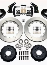 Wilwood Forged Narrow Superlite 6R Big Brake Front Brake Kit (Hub), Slotted Rotors - Black                                     - 140-10284 - Image 3