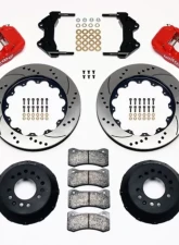 Wilwood AERO6 Big Brake Front Brake Kit, Drilled and Slotted Rotor - Red                                     - 140-10641-DR - Image 3