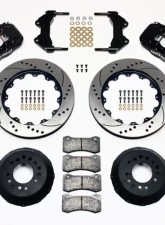 Wilwood AERO6 Big Brake Front Brake Kit, Drilled and Slotted Rotor - Black                                     - 140-10641-D - Image 3