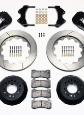 Wilwood AERO6 Big Brake Front Brake Kit, Slotted Rotor - Black                                     - 140-10641 - Image 3