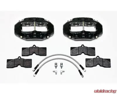 Wilwood D8-4 Front Replacement Caliper Kit - Black - Chevrolet Corvette C2/C3 1965-1982 - 140-10789-BK