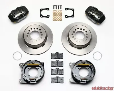 Wilwood Forged Dynalite Rear Parking Brake Kit, Plain Face Rotor - Black - 140-10918