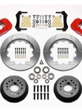 Wilwood AERO6 Big Brake Front Brake Kit - Slotted Rotor - Red - Chevrolet Camaro | Nova | Chevelle 1964-1972                                     - 140-15053-R - Image 3