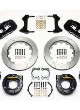 Wilwood AERO4 Big Brake Rear Parking Brake Kit, Slotted Rotor - Black                                     - 140-10944 - Image 3